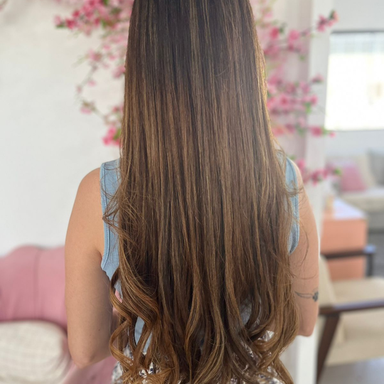 escova cabelo longo volumoso