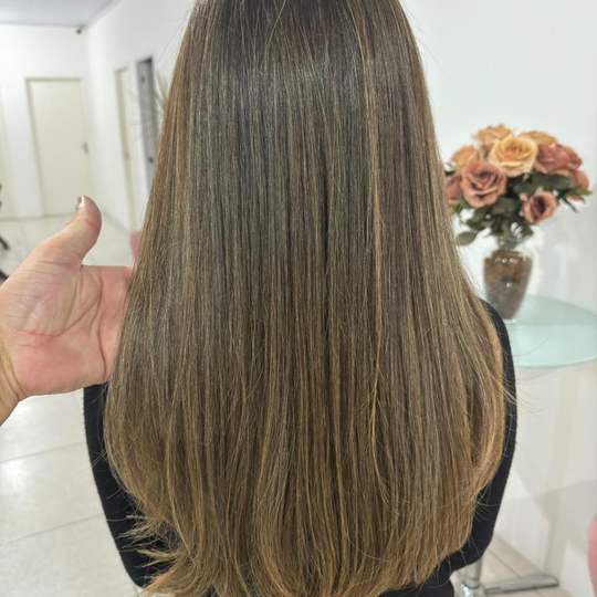 escova cabelo longo